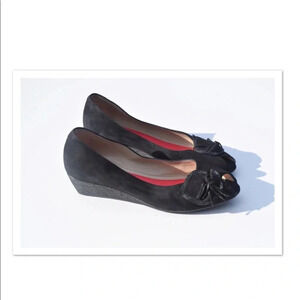 Pas Ole Rouge peep toe wedges